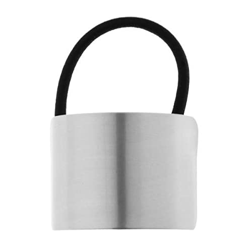 Elegante 2 Stück Metall Manschette Halter Haar Pferdeschwanz Abdeckung für stilvolle Frauen Retro Elastisches Haarseil Band Haarschmuck für Hochzeit oder Alltag Tolle Geschenkidee von Xiaojikuaipao