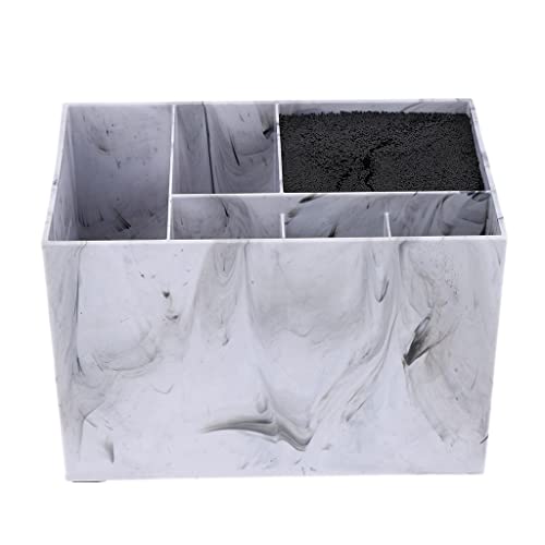 Scherenhalter mit 6 Fächern, Organizer für Scheren, Kamm-Clips, platzsparend, tragbar, Aufbewahrungsbox für Haarstyling-Werkzeuge, hygienisch und einfach zu verwenden, Marmor Scherenhalter mit 6 Fächern, Organizer für Scheren, Kamm-Clips, platzsparend, tragbar, Aufbewahrungsbox für Haarstyling-Werkzeuge, hygienisch und einfach zu verwenden, Marmor von Xiaojikuaipao