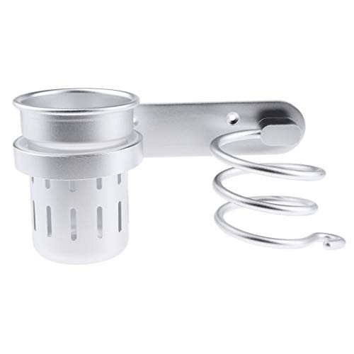 Space Aluminium Haartrockner-Halter, Wandhalterung, Badezimmer-Organizer, rostfrei, multifunktional, modernes Design, kompatibel mit den meisten Haartrockner-Arten und – B Space Aluminium Haartrockner-Halter, Wandhalterung, Badezimmer-Organizer, rostfrei, multifunktional, modernes Design, kompatibel mit den meisten Haartrockner-Arten und – B von Xiaojikuaipao