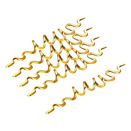 Wikingerspirale Haarperlen, Y-Haar-Ringe, Metallspulen, bestes nordisches Bart- und Haarschmuck-Set, authentisches Wikinger-Design, Geschenk für Männer und Frauen, perfekt für – groß, 5 Stück, von Xiaojikuaipao