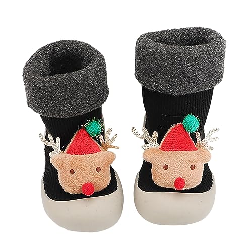 Xiaojiu Socken Weihnachten Kinder Weihnachten Winter Baumwolle Söckchen Unisex Winter Warme Socken Kleinkind Mädchen Jungen Fuzzy Socken Weihnachtssocken Kuschelig Lustige Geschenke Weihnachten von Xiaojiu