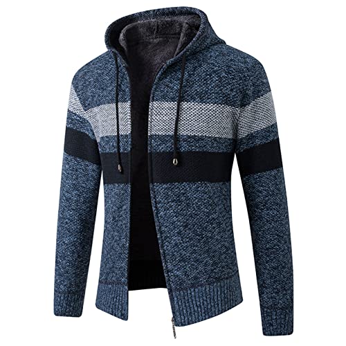 Xiaojiu Wasserdichte Jacke Herren Winterjacken Jeans Jacket Herren Winterjacke Männer Herren Hoody Mit Kapuze Winterpullover Hoodie Sweatshirt von Xiaojiu