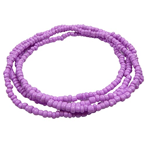 Boho Armband Halskette Fußkettchen in vielen Farben elastisch für Damen und Mädchen (Lavender) von XieXie