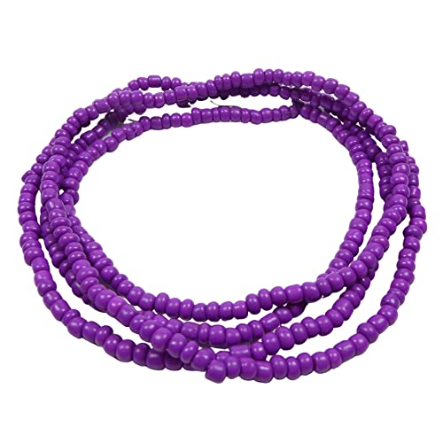 Boho Armband Halskette Fußkettchen in vielen Farben elastisch für Damen und Mädchen (Lila) von XieXie