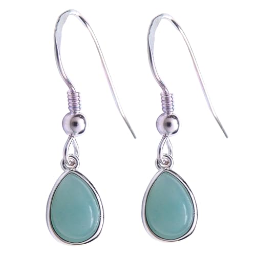 Ohrringe Tropfenform Amazonit grün 925 Sterling Silber Ohrringe Tropfenform Amazonit grün 925 Sterling Silber von XieXie