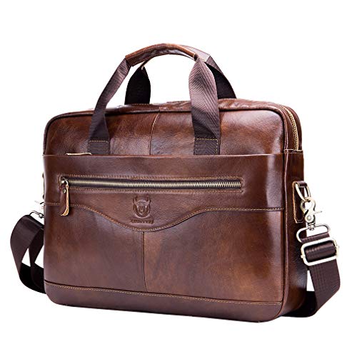 Xieben Leder Schultertasche Messenger Bag für Herren Frauen Hangbag Reisen Outdoor Business Büro Fanny Pack Geldbörse Gürtel Umhängetasche Umhängetasche Braun von Xieben