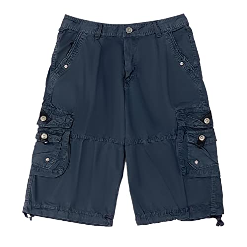 Xiedeai Damen Straight Cargo Shorts - Freizeit Cycling Baumwolle Camping Kampfhose Multi Taschen Kurze Hose von Xiedeai