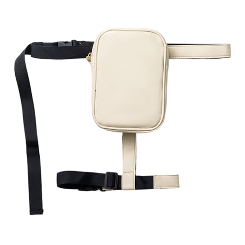 Xijobido Beinbeutel Fanny Pack, Drop Beinbag für Männer | Motorradbeutel mit Riemen | Wasserdichtes abnehmbares modisches Motorrad -Holster für Rennrad Radfahren von Xijobido