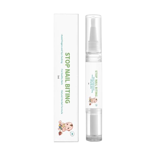Xijobido Bitterlack Gegen Nägelkauen | Speziell Für Kinder | 5ml Anti Nagelbeißen Pflege 8h Wirkung Für Unterwegs Zu Hause von Xijobido