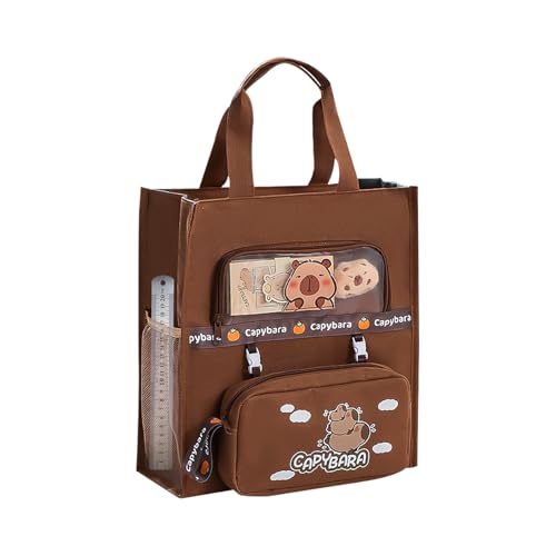 Xijobido Capybara Stofftasche Praktische Geschenkidee Für Tierfreunde - Robuste Wiederverwendbare Eco Umhängetasche Mit Mehreren Fächern - Praktischer Reisebeutel Für Kinder Jugendliche Und Schüler Xijobido Capybara Stofftasche Praktische Geschenkidee Für Tierfreunde - Robuste Wiederverwendbare Eco Umhängetasche Mit Mehreren Fächern - Praktischer Reisebeutel Für Kinder Jugendliche Und Schüler von Xijobido