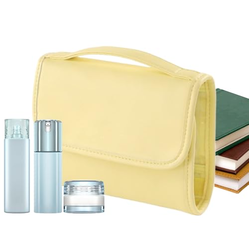 Xijobido Reise-Make-up-Tasche - Tragbare Makeup Tasche Mit Griff,Kosmetik-Organizer Mit Großem Fassungsvermögen Für Outdoor Urlaub Hotel Zuhause Fitness Dusche Badezimmer Flugzeug Herren von Xijobido