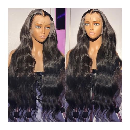 perücke 100% Echthaar-Körperwellen-Perücke, 4 x 4, 13 x 4, 13 x 6, Perücken for Frauen, vorgezupftes Haar, 5 x 5, leimlose Perücke, 360-Spitze-Frontal-Echthaar-Perücke Kunstfaserhaar(360 HD lace wig, von Xilin-872