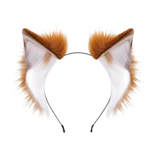 Kopfbedeckung mit Katzenohren und Fuchs, Wolf von Ximinwzm