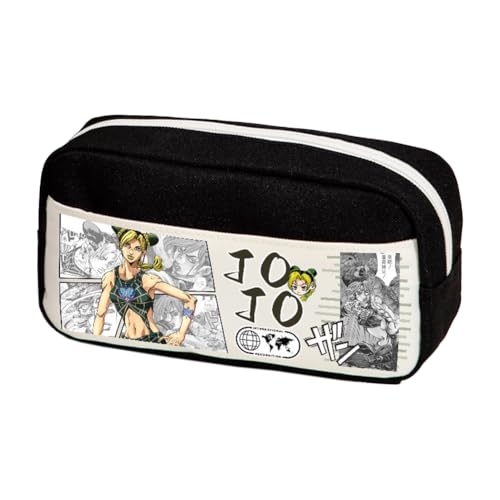 Ximman Anime JJBA Merch Kira Yoshikage Federmäppchen Kawajiri Kosaku Schreibwarenbeutel Anime Stiftebox Cartoon 3D-Druck Große Kapazität Federmäppchen für Schulsaison Büro Schreibwaren Geschenke von Ximman
