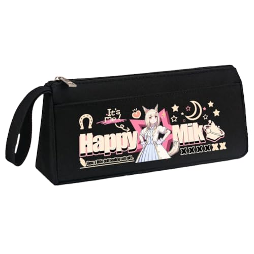 Ximman Anime Special Week Federmäppchen Oguri Kappe Schreibwaren Tasche Tokai Teio Pen Punch Anime Cartoon 3D gedruckt Big Storage Pencil Case Student School Season Praktisches Geschenk, Schwarz 10 von Ximman