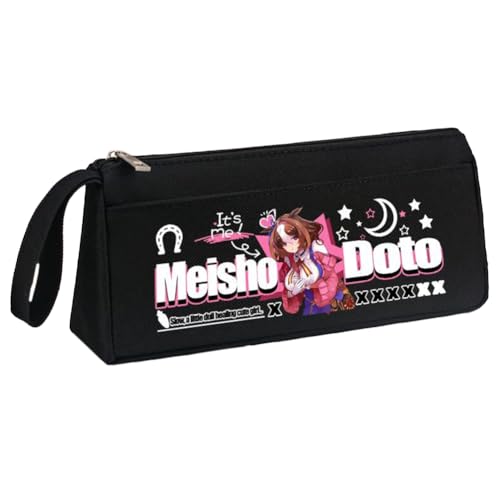 Ximman Anime Special Week Federmäppchen Oguri Kappe Schreibwaren Tasche Tokai Teio Pen Punch Anime Cartoon 3D gedruckt Big Storage Pencil Case Student School Season Praktisches Geschenk, Schwarz 14 von Ximman