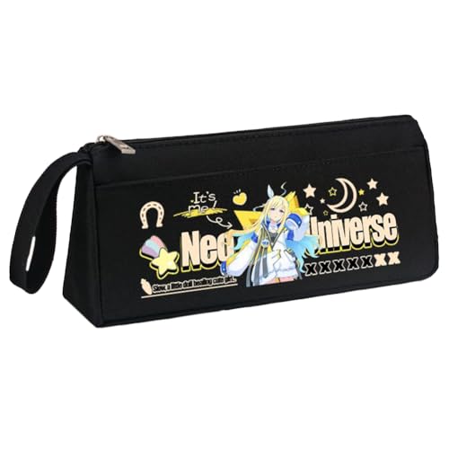 Ximman Anime Special Week Federmäppchen Oguri Kappe Schreibwaren Tasche Tokai Teio Pen Punch Anime Cartoon 3D gedruckt Big Storage Pencil Case Student School Season Praktisches Geschenk, Schwarz 3 von Ximman