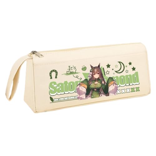 Ximman Anime Special Week Federmäppchen Oguri Kappe Schreibwaren Tasche Tokai Teio Pen Punch Anime Cartoon 3D gedruckt Big Storage Pencil Case Student School Season Praktisches Geschenk, Weiß 18 von Ximman
