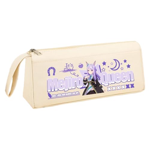 Ximman Anime Special Week Federmäppchen Oguri Kappe Schreibwaren Tasche Tokai Teio Pen Punch Anime Cartoon 3D gedruckt Big Storage Pencil Case Student School Season Praktisches Geschenk, Weiß 7 von Ximman