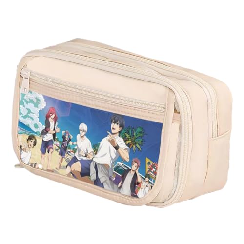 Ximman Isagi Yoichi Federmäppchen Anime REO Mikage Merch Pen Punch Seishiro Nagi Schreibwarenetui 3D-gedruckte Stifttasche Schüler Schulsaison Große Kapazität Aufbewahrungstasche Stiftebox von Ximman