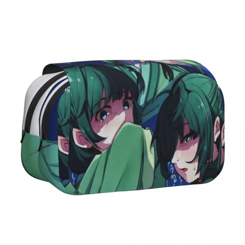 Ximman Maomao Federmäppchen Anime Jinshi Schreibwaren Tasche Anime Merch Maomao Federmäppchen Cartoon 3D-Druck Schreibwaren Taschen für Schüler Schulsaison Geschenke, Typ1, 21x7. 5x10cm von Ximman