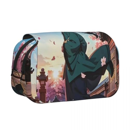 Ximman Maomao Federmäppchen Anime Jinshi Schreibwaren Tasche Anime Merch Maomao Federmäppchen Cartoon 3D-Druck Schreibwaren Taschen für Schüler Schulsaison Geschenke, Typ13, 21x7. 5x10cm von Ximman