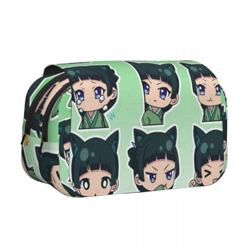 Ximman Maomao Federmäppchen Anime Jinshi Schreibwaren Tasche Anime Merch Maomao Federmäppchen Cartoon 3D-Druck Schreibwaren Taschen für Schüler Schulsaison Geschenke, Typ4, 21x7. 5x10cm von Ximman