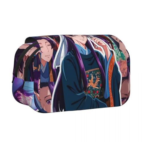 Ximman Maomao Federmäppchen Anime Jinshi Schreibwaren Tasche Anime Merch Maomao Federmäppchen Cartoon 3D-Druck Schreibwaren Taschen für Schüler Schulsaison Geschenke, Typ9, 21x7. 5x10cm von Ximman