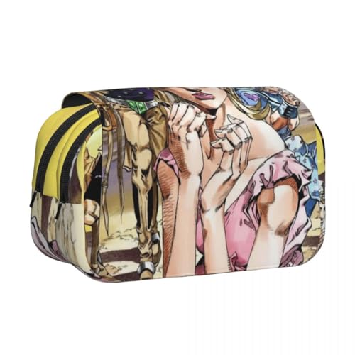 Ximman Star Platinum Federmäppchen Anime Jonathan Joestar Schreibwaren Tasche Anime Merch Bruno Bucciarati Federmäppchen Cartoon 3D-Druck Schreibwaren Taschen für Schüler Schulsaison Geschenke, Typ11 von Ximman