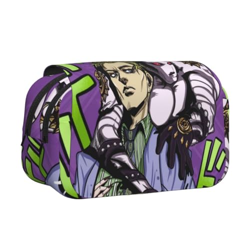 Ximman Star Platinum Federmäppchen Anime Jonathan Joestar Schreibwaren Tasche Anime Merch Bruno Bucciarati Federmäppchen Cartoon 3D-Druck Schreibwaren Taschen für Schüler Schulsaison Geschenke, Typ15 von Ximman