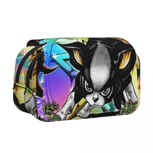 Ximman Star Platinum Federmäppchen Anime Jonathan Joestar Schreibwaren Tasche Anime Merch Bruno Bucciarati Federmäppchen Cartoon 3D-Druck Schreibwaren Taschen für Schüler Schulsaison Geschenke, Type7 von Ximman