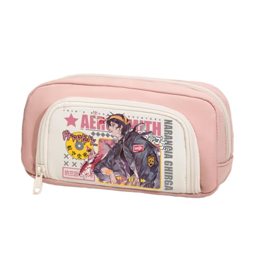 Ximman Star Platinum Federmäppchen Anime Joseph Joestar Merch Pen Punch Kira Yoshikage Schreibwarenetui 3D bedruckte Stifttasche Schüler Schulsaison Große Kapazität Aufbewahrungstasche Stiftebox von Ximman