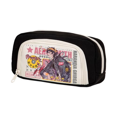 Ximman Star Platinum Federmäppchen Anime Joseph Joestar Merch Pen Punch Kira Yoshikage Schreibwarenetui 3D bedruckte Stifttasche Schüler Schulsaison Große Kapazität Aufbewahrungstasche Stiftebox von Ximman