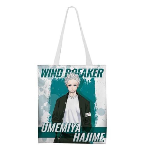 Haruka Handtasche SUO Hayato Schultertasche Casual Große Kapazität Canvas Tasche Student Handtasche, Umemiya Hajime, 33 * 37CM von Xinchangda