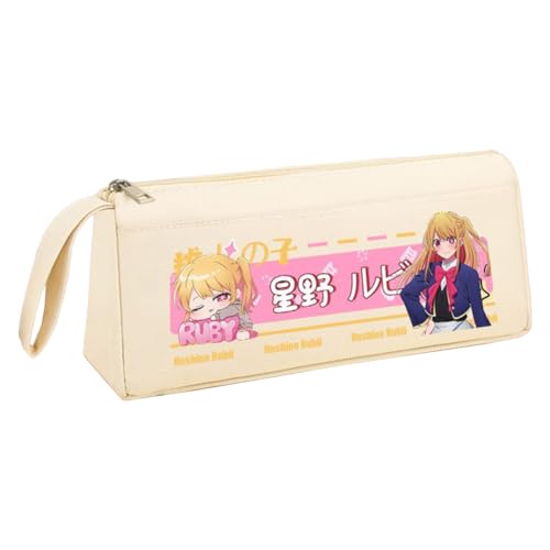 Hoshino Ai Federmäppchen Anime Hoshino Rubi Federmäppchen, schwarz-weiß, dreieckig in drei Dimensionen, großes Fassungsvermögen, Federmäppchen mit Griffschlaufe, Make-up-Schreibwaren, Organizer-Tasche Hoshino Ai Federmäppchen Anime Hoshino Rubi Federmäppchen, schwarz-weiß, dreieckig in drei Dimensionen, großes Fassungsvermögen, Federmäppchen mit Griffschlaufe, Make-up-Schreibwaren, Organizer-Tasche von Xinchangda
