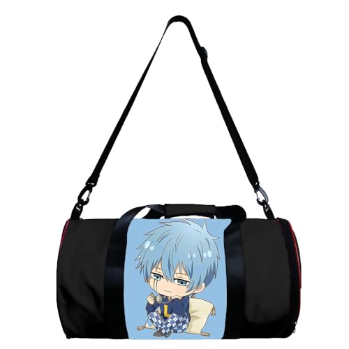 Mashle: Magic and Muscles Anime Sport-Turnbeutel Mash Burnedead/Lemon Irvine Reisetasche Zylinder Crossbody Bag Holdall Tragetasche, Typ1, 49*26*26cm von Xinchangda