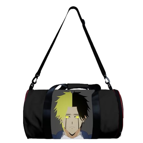 Mashle: Magic and Muscles Anime Sport-Turnbeutel Mash Burnedead/Lemon Irvine Reisetasche Zylinder Crossbody Bag Holdall Tragetasche, Typ13, 49*26*26cm Mashle: Magic and Muscles Anime Sport-Turnbeutel Mash Burnedead/Lemon Irvine Reisetasche Zylinder Crossbody Bag Holdall Tragetasche, Typ13, 49*26*26cm von Xinchangda