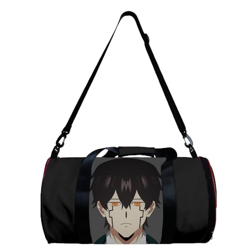 Mashle: Magic and Muscles Anime Sport-Turnbeutel Mash Burnedead/Lemon Irvine Reisetasche Zylinder Crossbody Bag Holdall Tragetasche, Typ14, 49*26*26cm von Xinchangda
