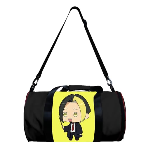 Mashle: Magic and Muscles Anime Sport-Turnbeutel Mash Burnedead/Lemon Irvine Reisetasche Zylinder Crossbody Bag Holdall Tragetasche, Typ5, 49*26*26cm Mashle: Magic and Muscles Anime Sport-Turnbeutel Mash Burnedead/Lemon Irvine Reisetasche Zylinder Crossbody Bag Holdall Tragetasche, Typ5, 49*26*26cm von Xinchangda