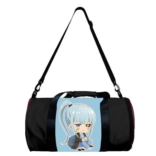 Mashle: Magic and Muscles Anime Sport-Turnbeutel Mash Burnedead/Lemon Irvine Reisetasche Zylinder Crossbody Bag Holdall Tragetasche, Typ6, 49*26*26cm von Xinchangda