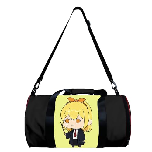 Mashle: Magic and Muscles Anime Sport-Turnbeutel Mash Burnedead/Lemon Irvine Reisetasche Zylinder Crossbody Bag Holdall Tragetasche, Typ8, 49*26*26cm von Xinchangda
