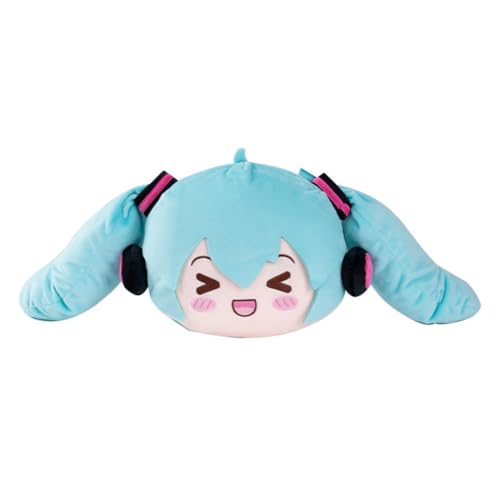 Miku Umhängetaschen Anime Miku Plüsch Crossbody Taschen Handtasche Niedlich Grün Rosa Miku's Messenger Bag mit langem Doppel-Pferdeschwanz Verstellbarer Schultergurt Schultertaschen für Reisen von Xinchangda