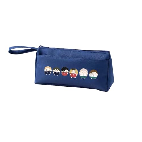 Shoyo Hinata Federmäppchen Kozume Kenma Federmäppchen Anime Federmäppchen Tobio Kageyama Federmäppchen Große Kapazität Federmäppchen mit Griffschlaufe Reißverschluss Student Stifttasche Make-up von Xinchangda