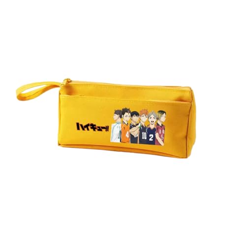 Shoyo Hinata Federmäppchen Kozume Kenma Federmäppchen Anime Federmäppchen Tobio Kageyama Federmäppchen Große Kapazität Federmäppchen mit Griffschlaufe Reißverschluss Student Stifttasche Make-up von Xinchangda