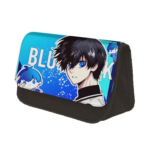 Xinchangda Blue Lock Federmäppchen Isagi Yoichi Seishiro Nagi Anime bedruckte Stifttasche große Kapazität Schreibwarentasche für Jungen und Mädchen Schulbedarf, Typ 2, 22*13*7.5cm, Federmäppchen Xinchangda Blue Lock Federmäppchen Isagi Yoichi Seishiro Nagi Anime bedruckte Stifttasche große Kapazität Schreibwarentasche für Jungen und Mädchen Schulbedarf, Typ 2, 22*13*7.5cm, Federmäppchen von Xinchangda