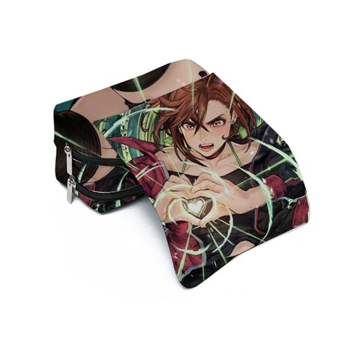 Xinchangda Dan Da Dan Federmäppchen Anime Ayase Momo/Okarun/Turbo Granny Federmäppchen Große Kapazität Anime Stifttasche Schreibwaren Tasche für Studenten, Typ12, 22*9*12CM von Xinchangda