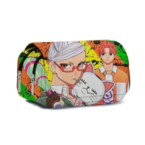 Xinchangda Dan Da Dan Federmäppchen Anime Ayase Momo/Okarun/Turbo Granny Federmäppchen Große Kapazität Anime Stifttasche Schreibwaren Tasche für Studenten, Typ8, 22*9*12CM von Xinchangda