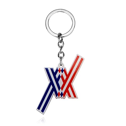 Xinchangda Darling in the Franxx Zero Two 02 Headwear Anime Acryl Schlüsselanhänger Cartoon Halskette Anhänger Tasche Kleidung Zubehör Geschenk für Anime Fans und Kinder, Schlüsselanhänger 2, 6 cm von Xinchangda