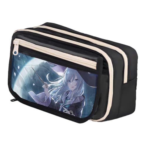 Xinchangda Elaina Federmäppchen Anime Elaina Oxford schwarz weiß Federmäppchen imple Mode große Kapazität mehrere Fächer wasserdicht Bleistifttasche Make-up Schreibwaren Organizer Tasche für Teenager Xinchangda Elaina Federmäppchen Anime Elaina Oxford schwarz weiß Federmäppchen imple Mode große Kapazität mehrere Fächer wasserdicht Bleistifttasche Make-up Schreibwaren Organizer Tasche für Teenager von Xinchangda