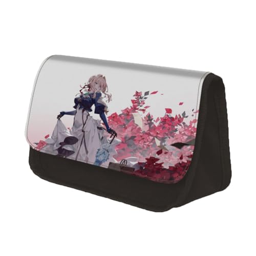 Xinchangda Evergarden Federmäppchen, Anime, 3D-Druck, große Kapazität, Stiftetasche, Cartoon-Schreibwaren-Tasche für Mädchen, Jungen, Schulbedarf, Typ 4, 22*13*7.5cm, Federmäppchen Xinchangda Evergarden Federmäppchen, Anime, 3D-Druck, große Kapazität, Stiftetasche, Cartoon-Schreibwaren-Tasche für Mädchen, Jungen, Schulbedarf, Typ 4, 22*13*7.5cm, Federmäppchen von Xinchangda